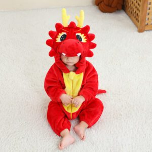 Red Dragon Baby Jumpsuit - Image 4
