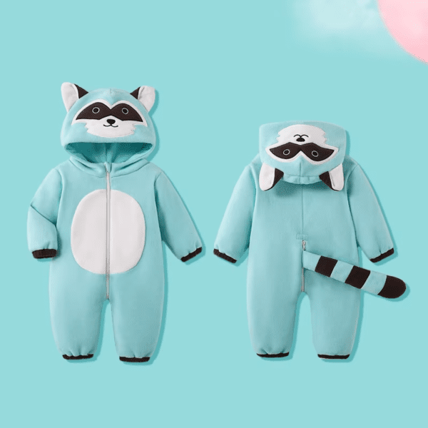 Infant Raccoon Onesie - Baby Raccoon Outfit