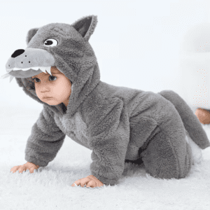 Infant Wolf Onesie - Image 3