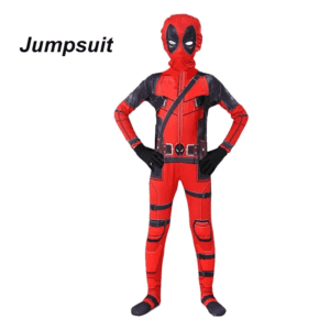 Kids Deadpool Cosplay Costume Set - Image 6