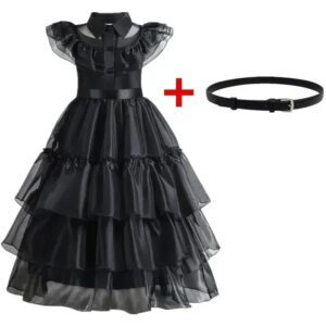 Wednesday Addams Kids Cosplay Dress - Image 18