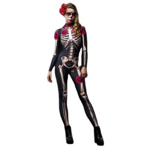 Halloween Rose Skeleton Costume - Image 8