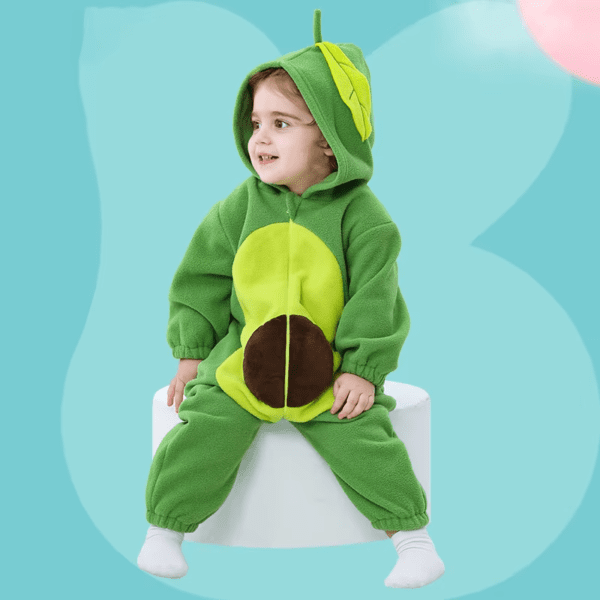 Infant Avocado Jumpsuit - Baby Avocado Outfit