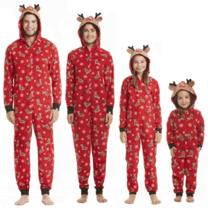 Reindeer Family Onesie Pajamas - Image 3