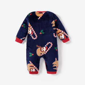 Christmas Pattern Baby Onesies - Image 3