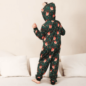 Reindeer Hooded Onesie Family Pajamas - Image 24