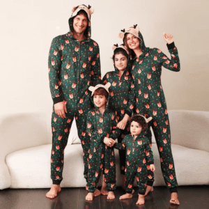 Reindeer Hooded Onesie Family Pajamas - Image 16