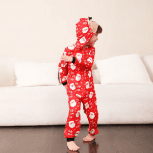 Reindeer Hooded Onesie Family Pajamas - Image 14