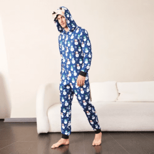 Reindeer Hooded Onesie Family Pajamas - Image 30