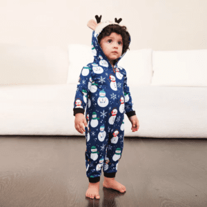 Reindeer Hooded Onesie Family Pajamas - Image 35