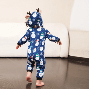 Reindeer Hooded Onesie Family Pajamas - Image 36