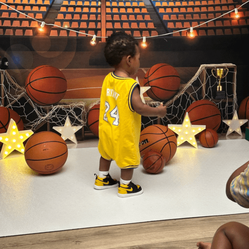 Kids NBA Basketball Jersey Romper photo review