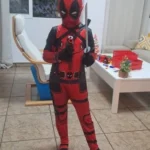 Kids Deadpool Cosplay Costume Set photo review