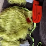 Infant Green Furry Grinch Costume With Headband photo review