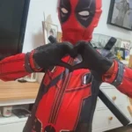 Kids Deadpool Cosplay Costume Set photo review