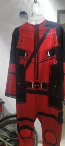 Kids Deadpool Cosplay Costume Set photo review