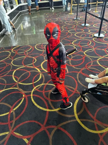 Kids Deadpool Cosplay Costume Set photo review