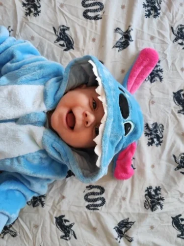 Baby Stitch Onesie I Fluffy jumpsuit photo review