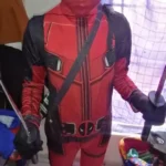 Kids Deadpool Cosplay Costume Set photo review