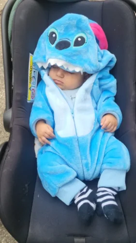 Baby Stitch Onesie I Fluffy jumpsuit photo review