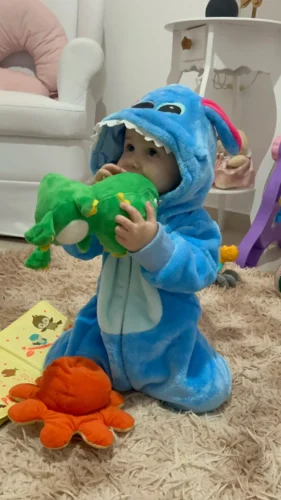 Baby Stitch Onesie I Fluffy jumpsuit photo review