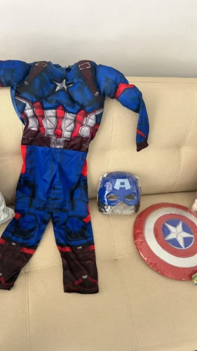 Captain America Muscle Costume photo review