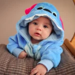 Baby Stitch Onesie I Fluffy jumpsuit photo review