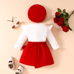 Baby Girl Stylish Outfit Set - Image 5