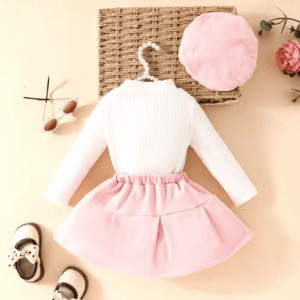 Baby Girl 3-Piece Outfit Set - Image 5