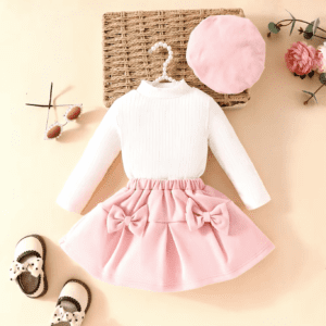 Baby Girl 3-Piece Outfit Set - Image 4