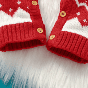 Christmas Reindeer Baby Romper - Image 5