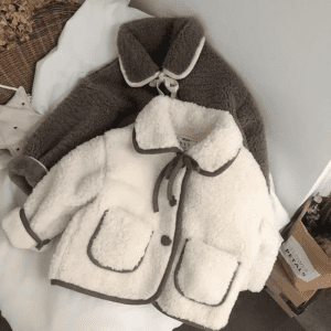 Warm Thick Jacket with Tie Collar - Image 4