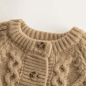 Cable Knit Cardigan Sweater - Image 9