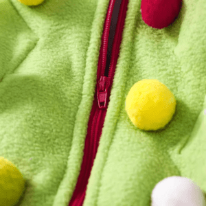 Christmas Hooded Bodysuit & Striped Socks - Image 9