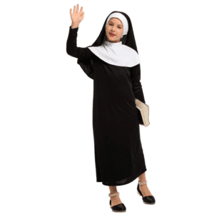 Nun Halloween Kid Costume - Image 5