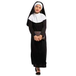 Nun Halloween Kid Costume - Image 4