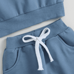 Boys Contrast Color Sweatshirt & Pants Set - Image 12