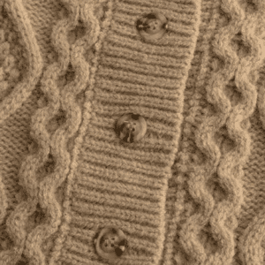 Cable Knit Cardigan Sweater - Image 7