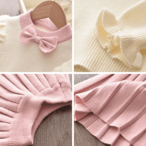 Girls Knitted Two-Piece Set - Image 6