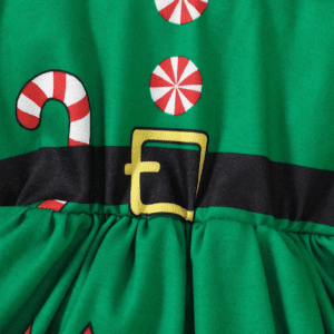 Baby Christmas Bodysuit & Santa Hat - Image 6