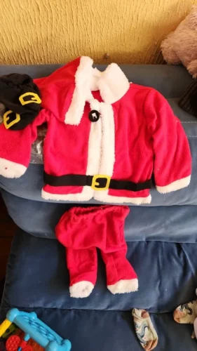 Baby Boy Girl Santa Claus Jumpsuit - Unisex Outfit photo review