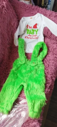 Baby Christmas Grinch Outfit photo review