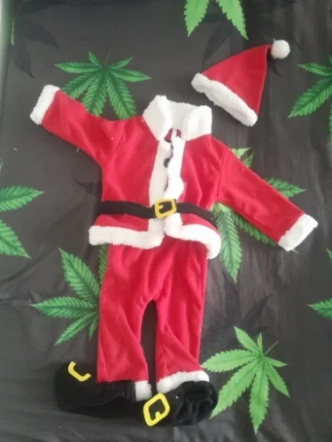 Baby Boy Girl Santa Claus Jumpsuit - Unisex Outfit photo review