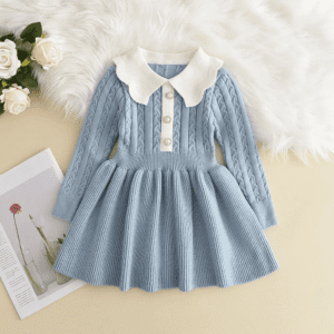 Long Sleeve Winter Dress - Image 3