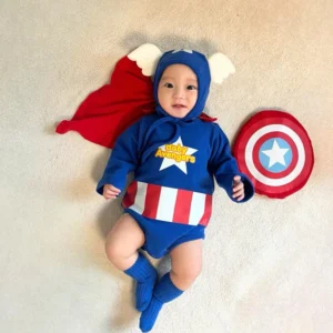 Captain Baby Costume – Superhero Romper - Image 8