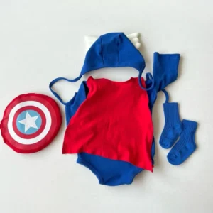 Captain Baby Costume – Superhero Romper - Image 4
