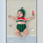 Baby Girl Watermelon Swimsuit – 3PC Summer Bikini Set