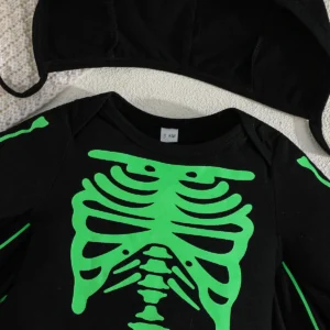 Baby Bat Skeleton Costume Romper with Hat - Image 12