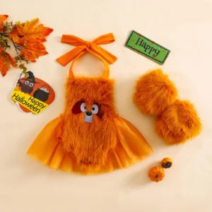 Baby Girl Monster Costume – 2PC Set - Image 49
