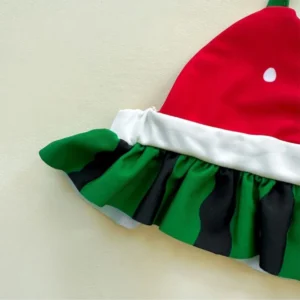 Baby Girl Watermelon Swimsuit – 3PC Summer Bikini Set - Image 4